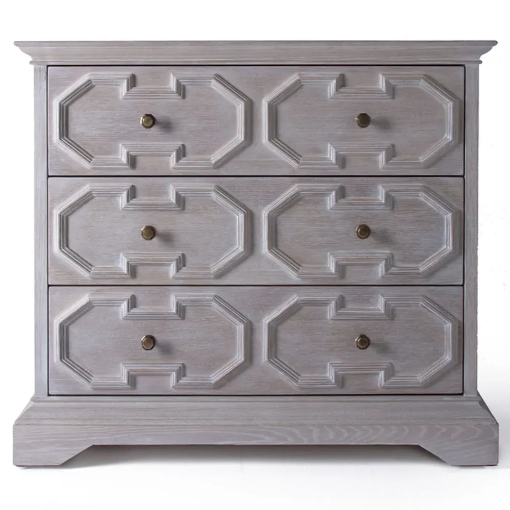 Luke Small 3 Drawer Dresser - Brown, Oak image