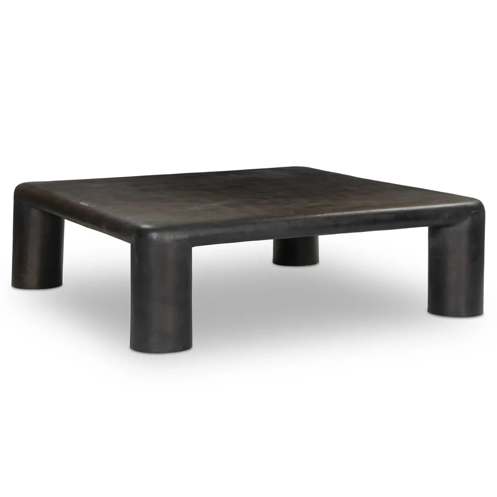 Luke Square Coffee Table - Bronze, Aluminum
