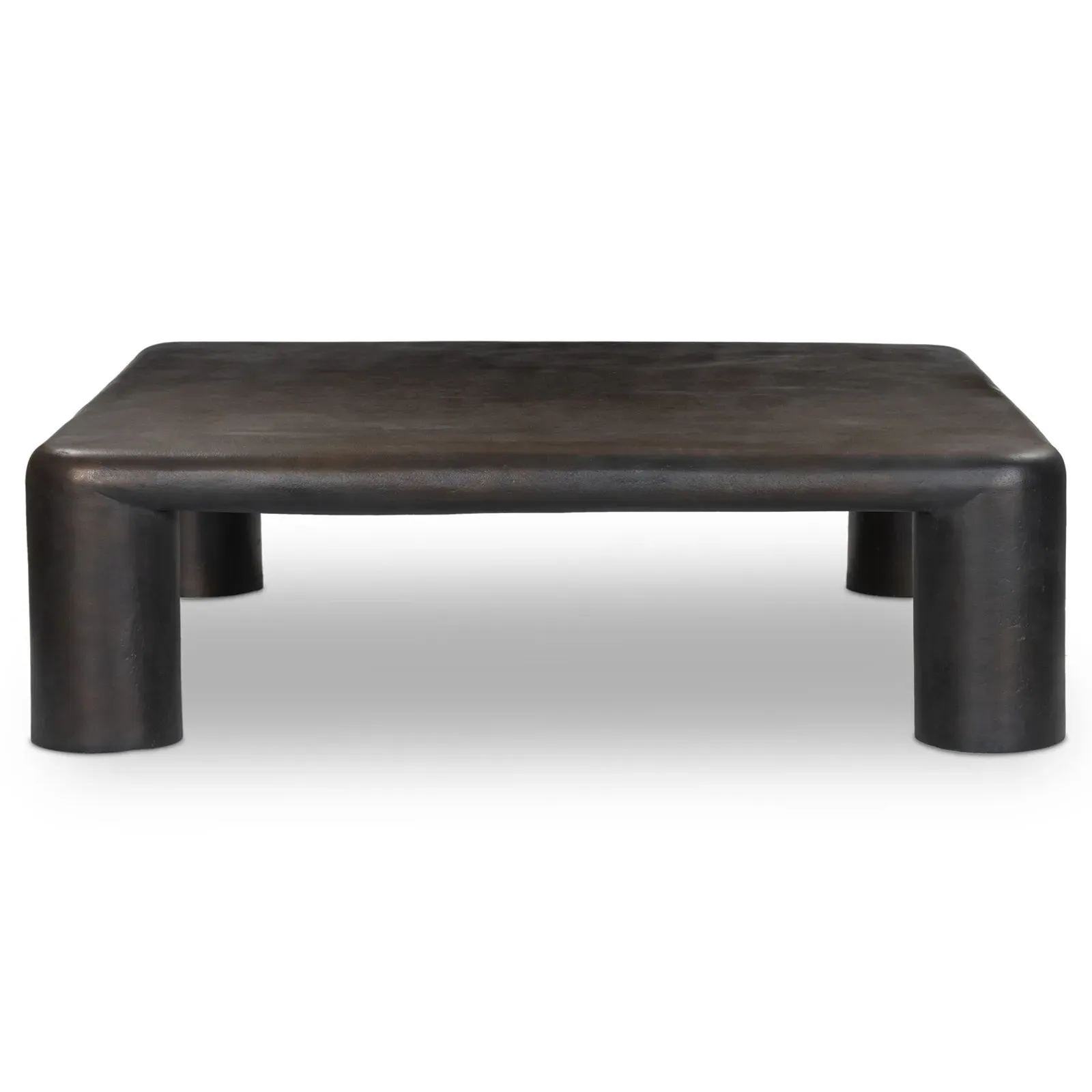 Luke Square Coffee Table - Bronze, Aluminum