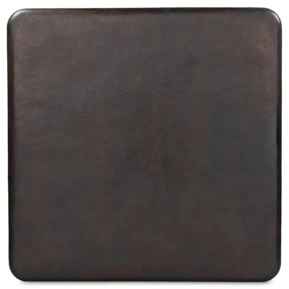 Luke Square Coffee Table - Bronze, Aluminum