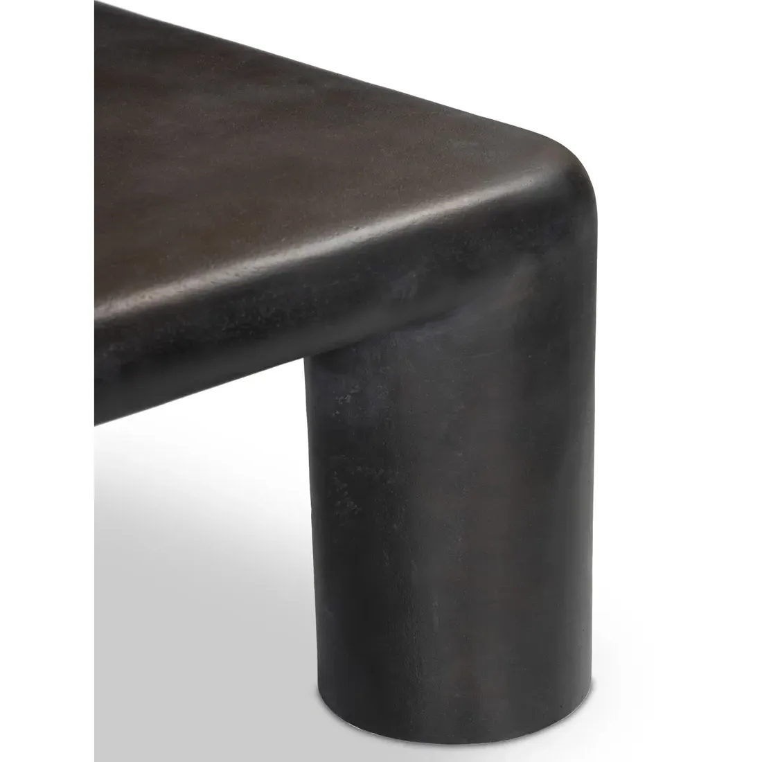 Luke Square Coffee Table - Bronze, Aluminum