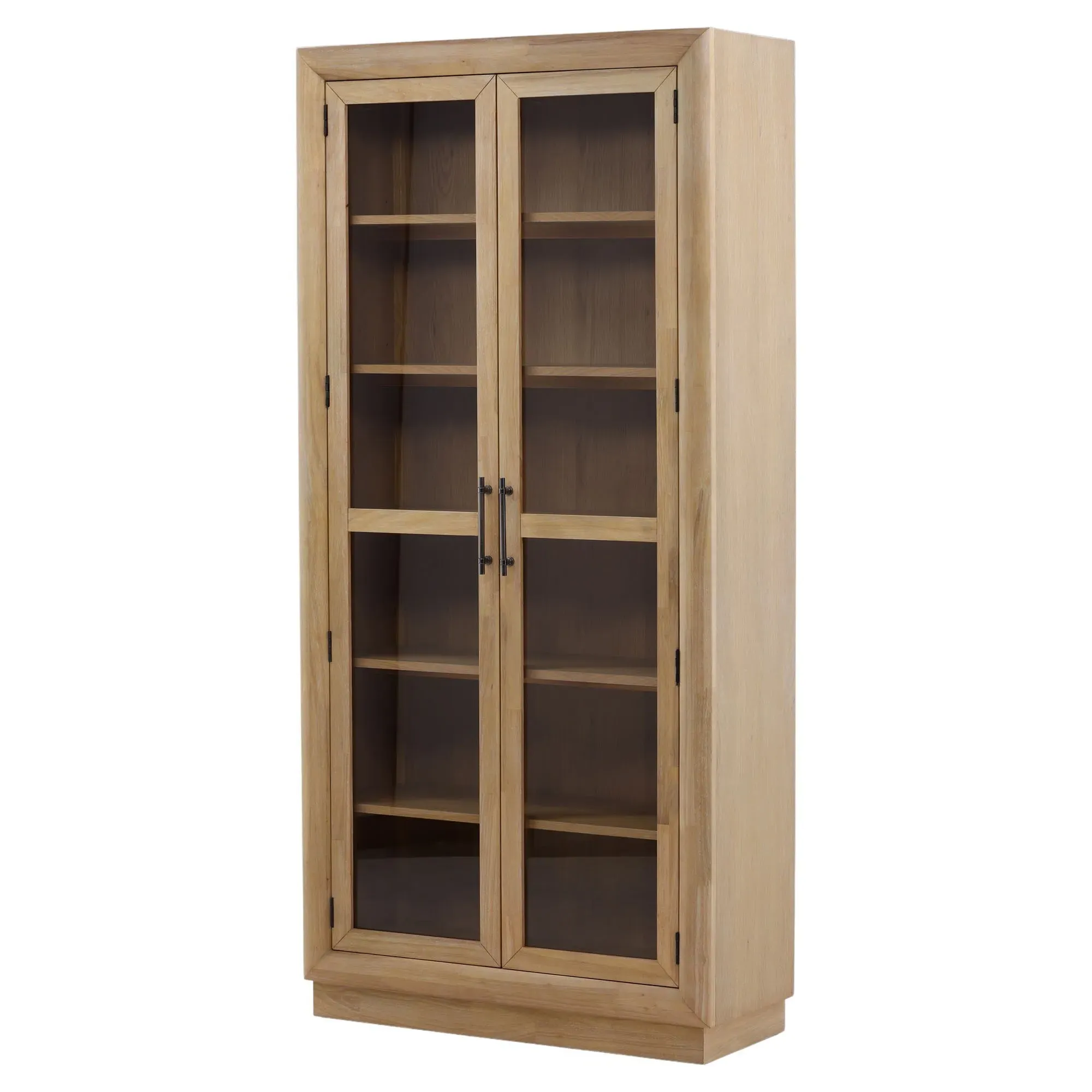 Lumber Display Cabinet - Natural Oak