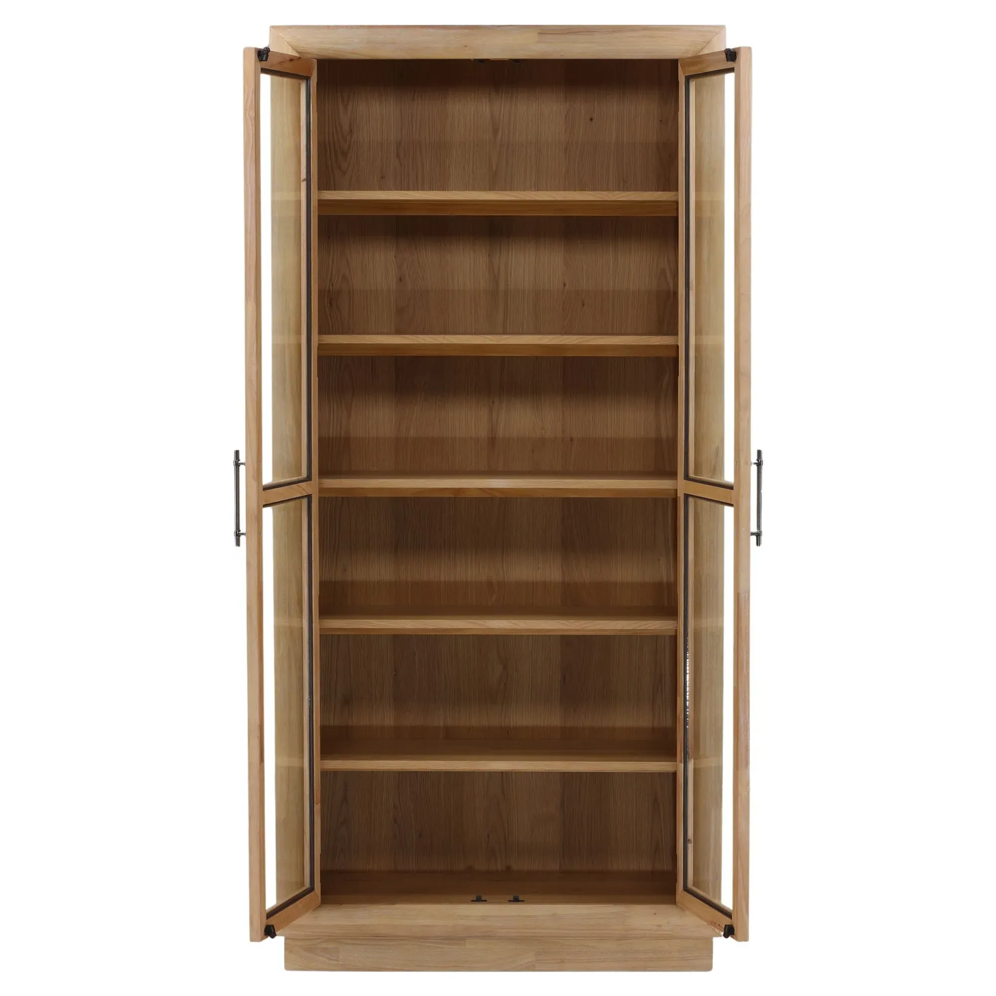 Lumber Display Cabinet - Natural Oak