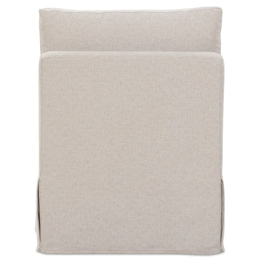 Lumiel 26" Slipcovered Dining Bench - Beige, Polyester