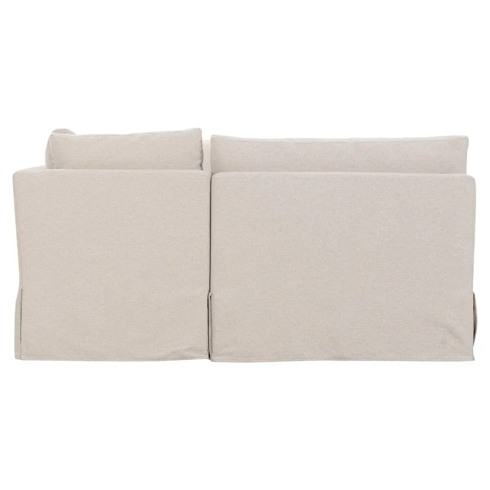 Lumiel U-Shaped Dining Banquette - Beige, Polyester