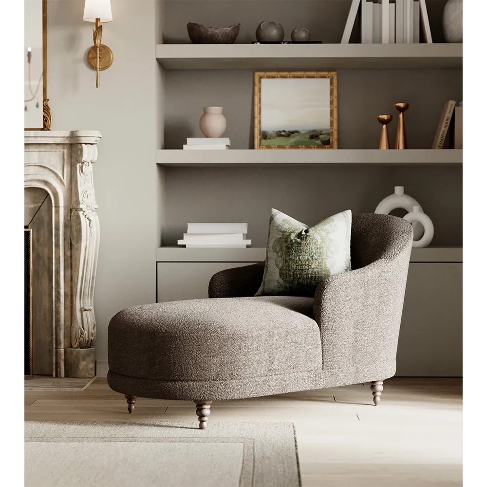 Luna Abstract Feather Down Throw Pillow - Green