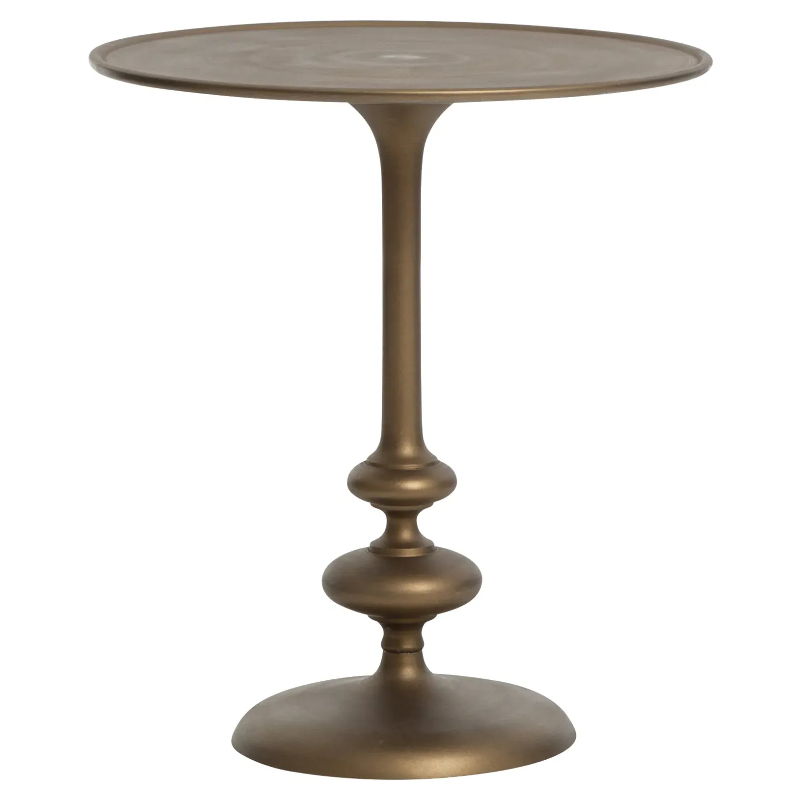 Lupe Round Side Table - Brass, Aluminum image