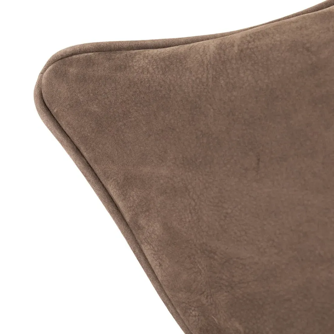 Luthira Lumbar Pillow - Dark Brown, Leather