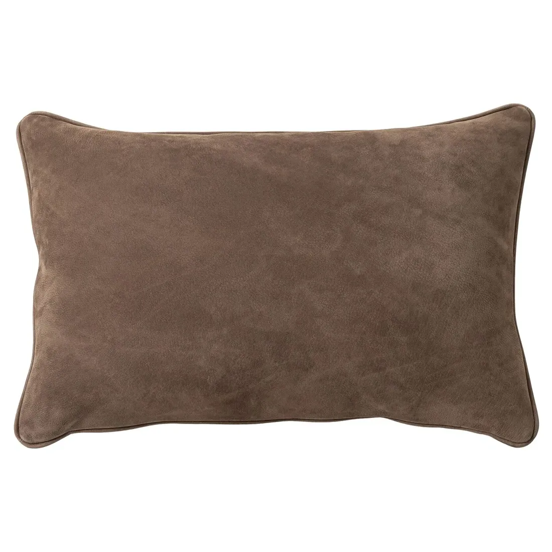 Luthira Lumbar Pillow - Dark Brown, Leather