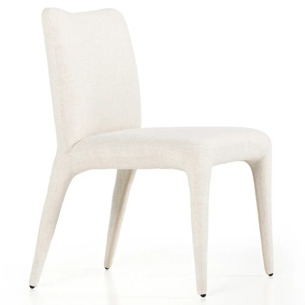 Luvinia Dining Side Chair - Off White, Linen
