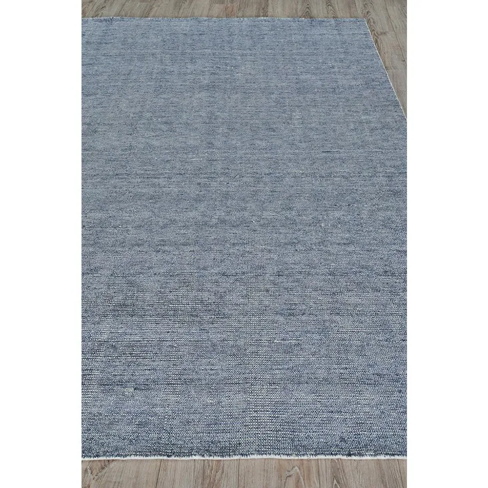 Lydia Solid Rug - Blue, Wool