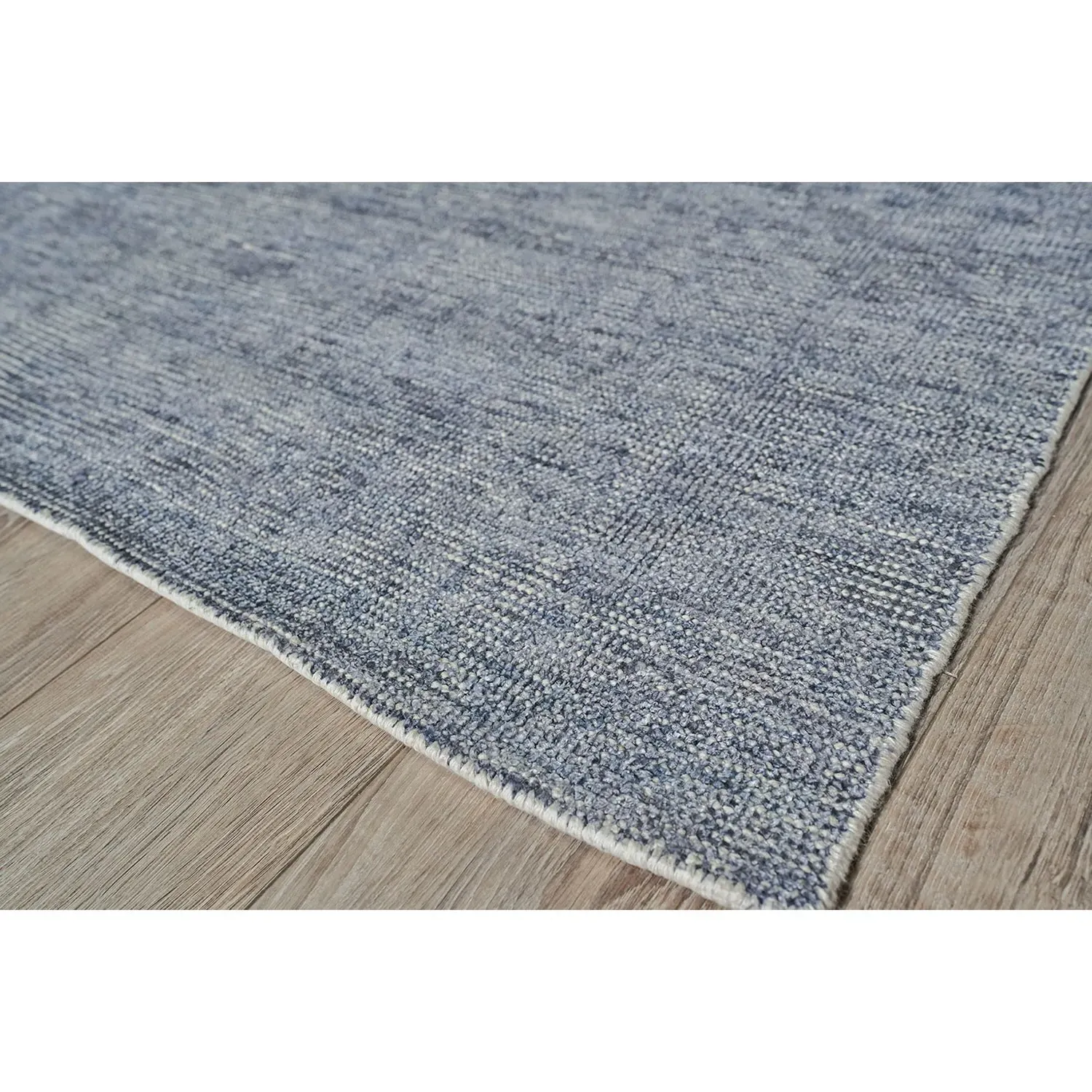 Lydia Solid Rug - Blue, Wool