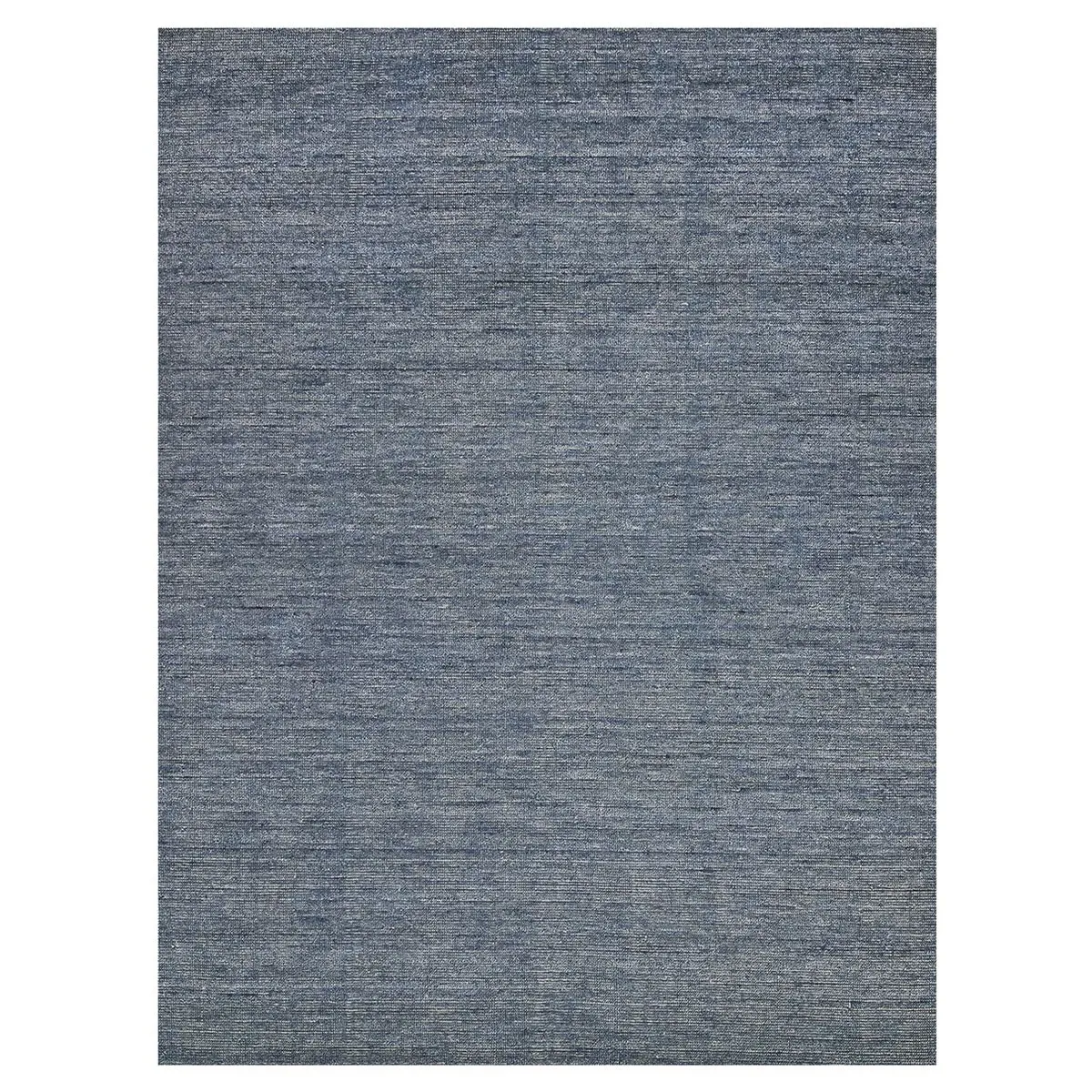 Lydia Solid Rug Sample - Blue, Wool