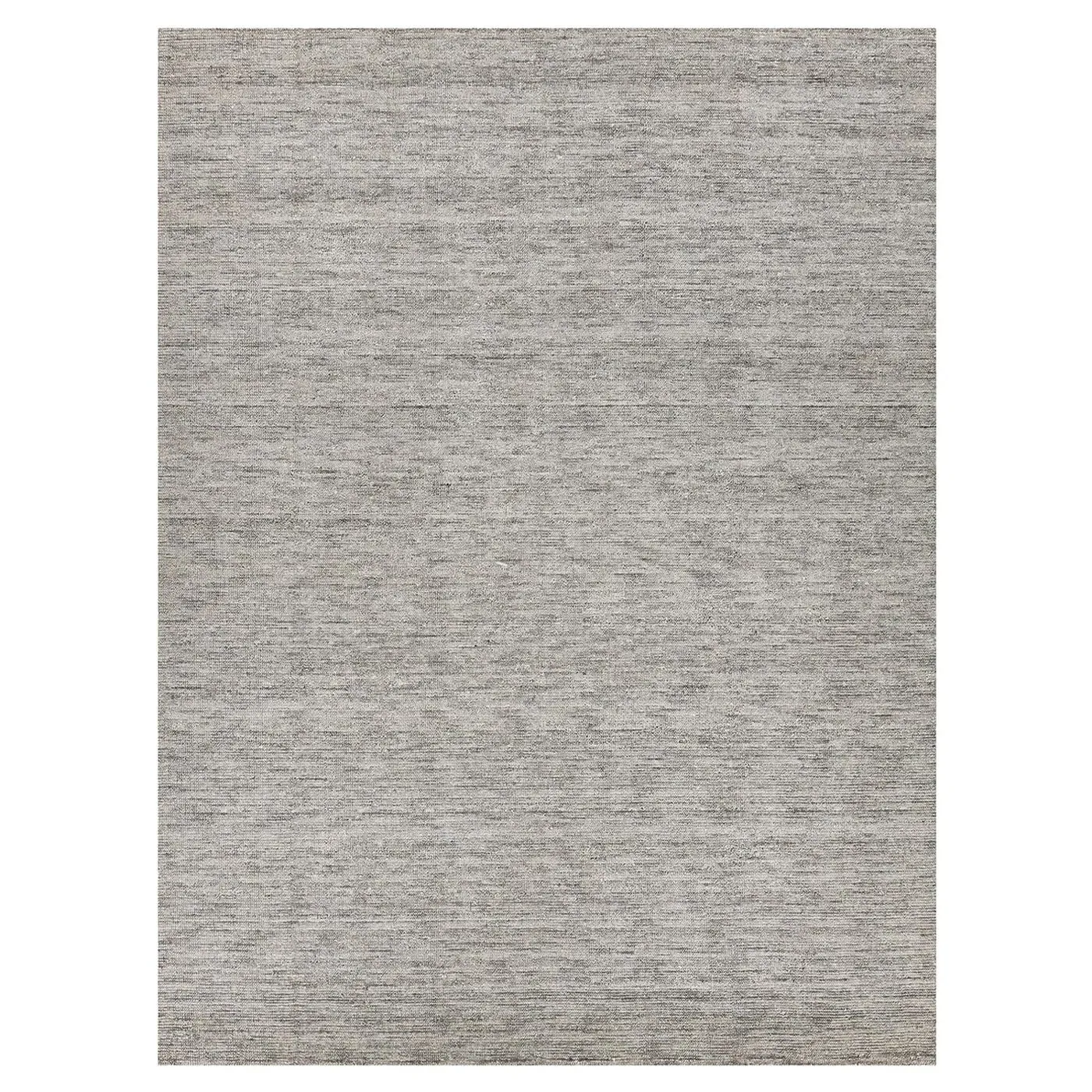 Lydia Solid Rug Sample - Grey, Wool