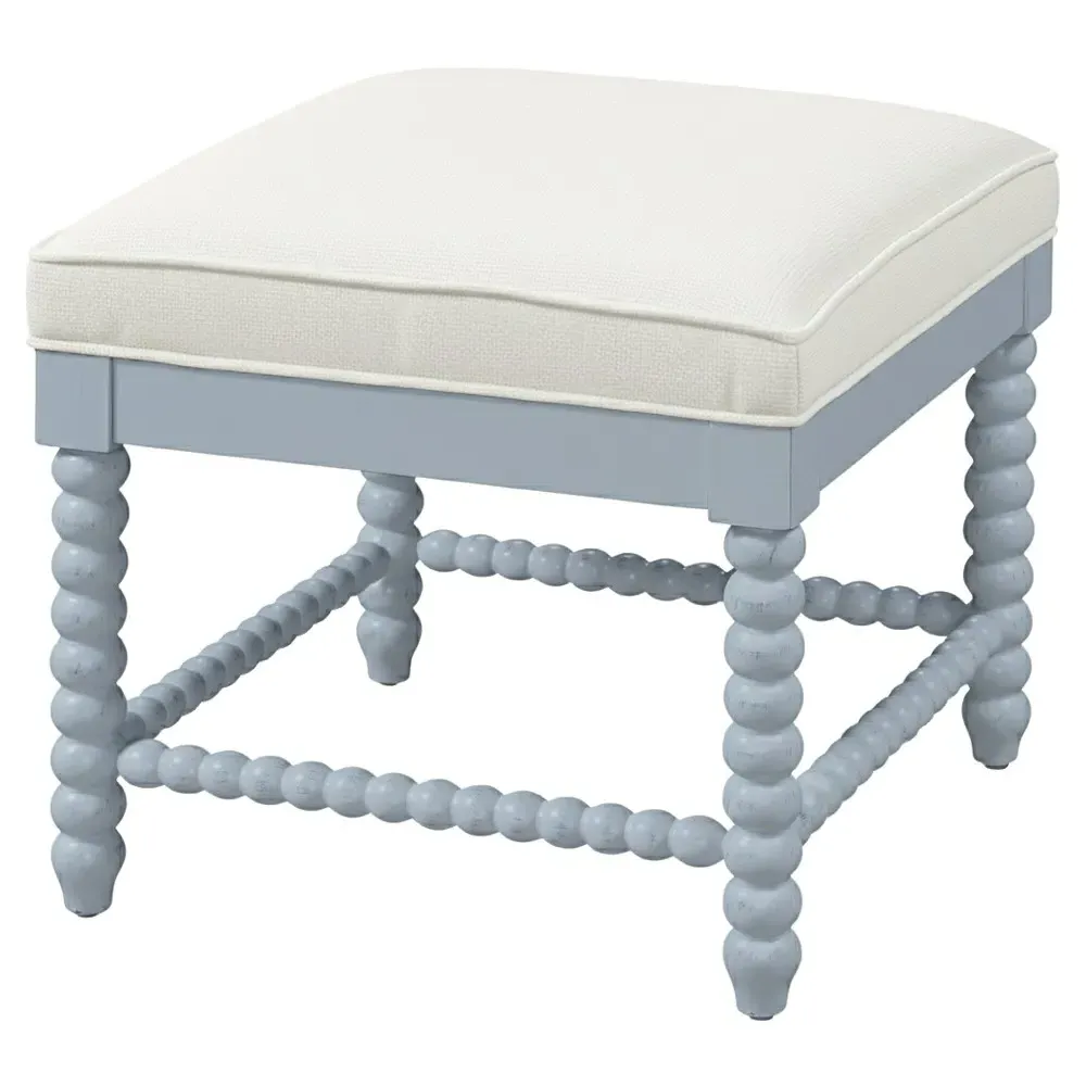 Lynda Ottoman - Blue, Rubberwood image