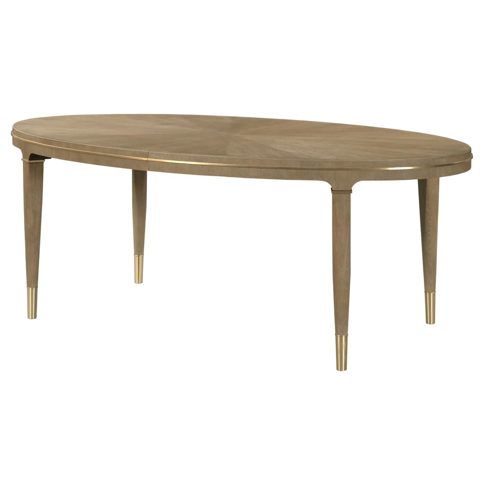 Lynn Oval Extendable Dining Table - Brown, Oak image