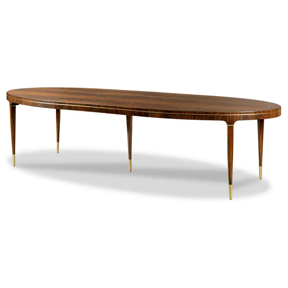 Lynn Oval Extendable Dining Table - Margate Brown, Mahogany