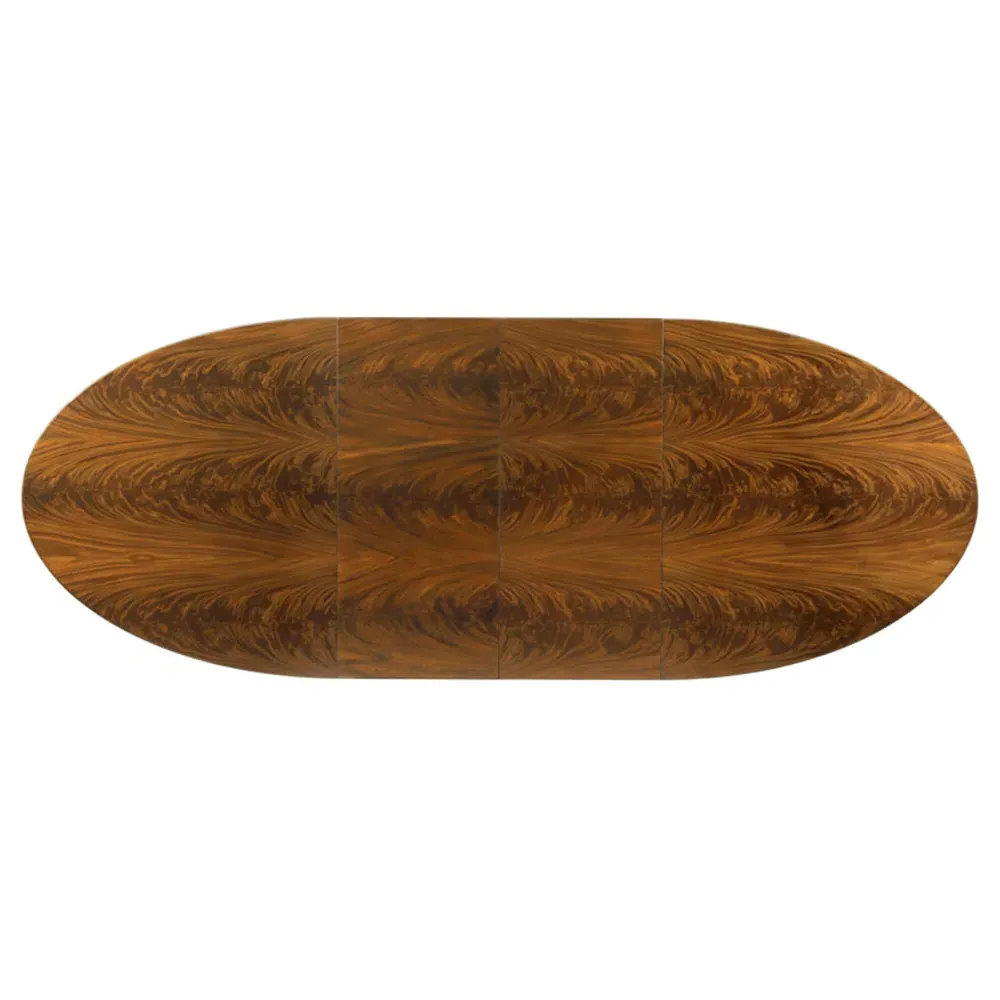 Lynn Oval Extendable Dining Table - Margate Brown, Mahogany