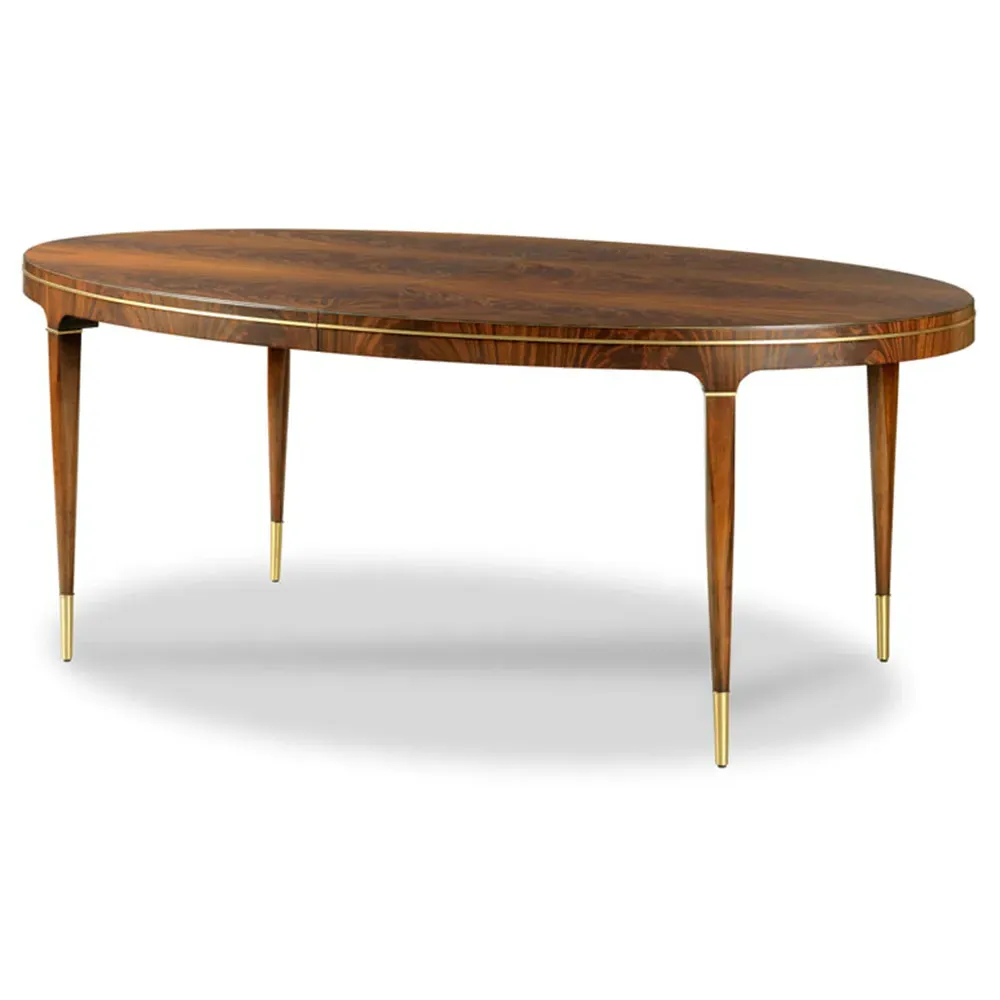 Lynn Oval Extendable Dining Table - Margate Brown, Mahogany