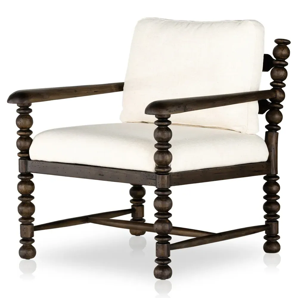 Lynx Lodge Living Room Chair - Cream