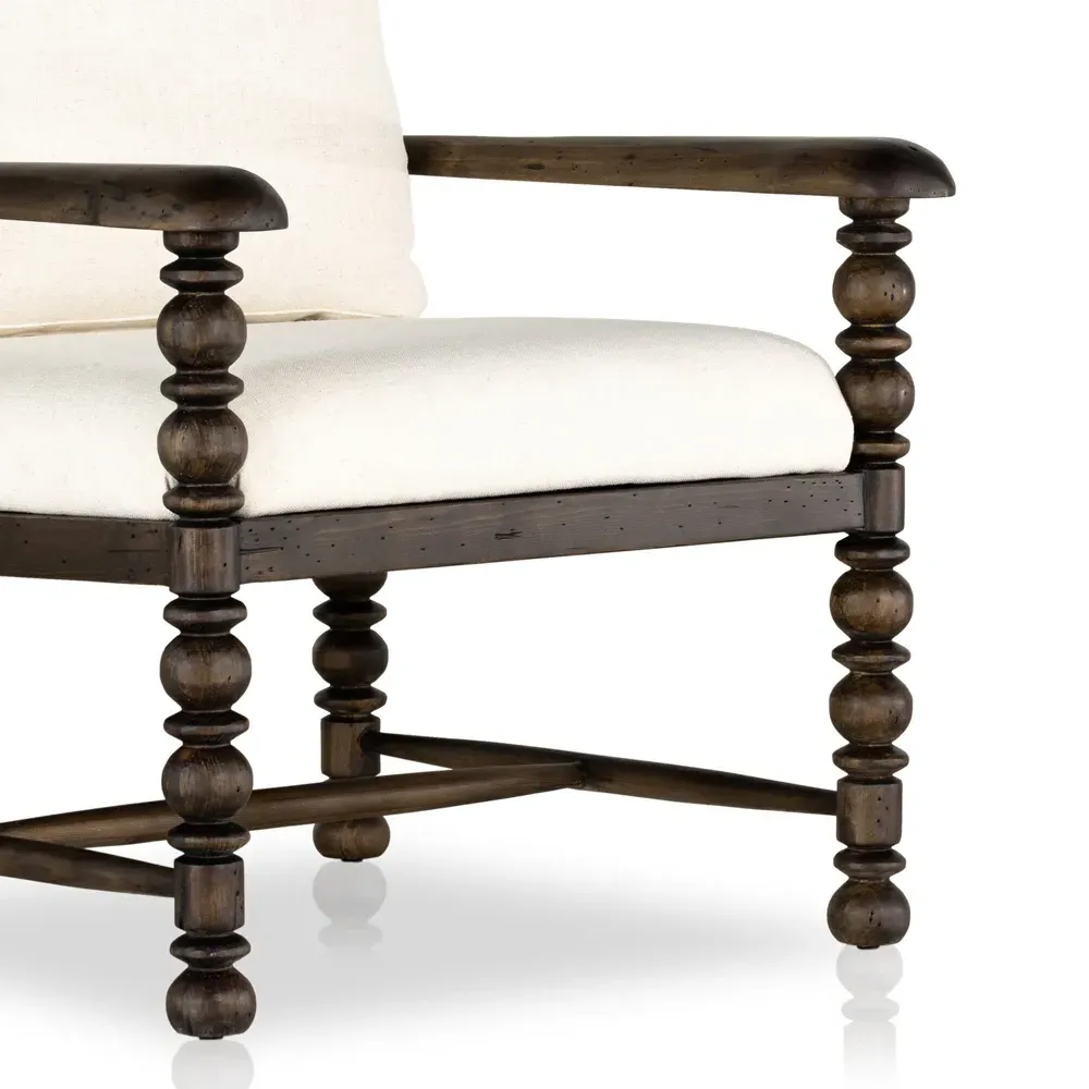 Lynx Lodge Living Room Chair - Cream