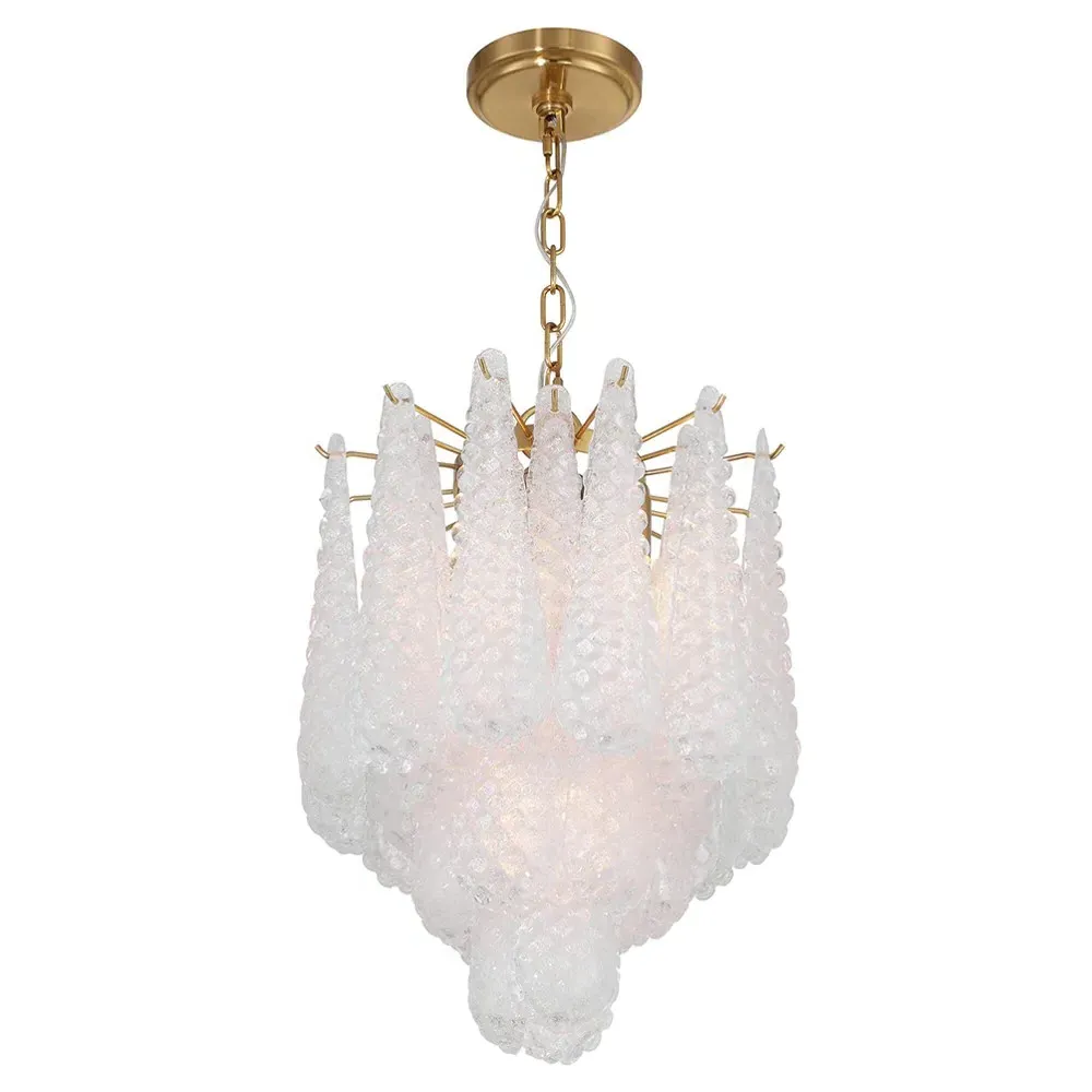 Lyra Pendant Light - Clear, Aged Brass