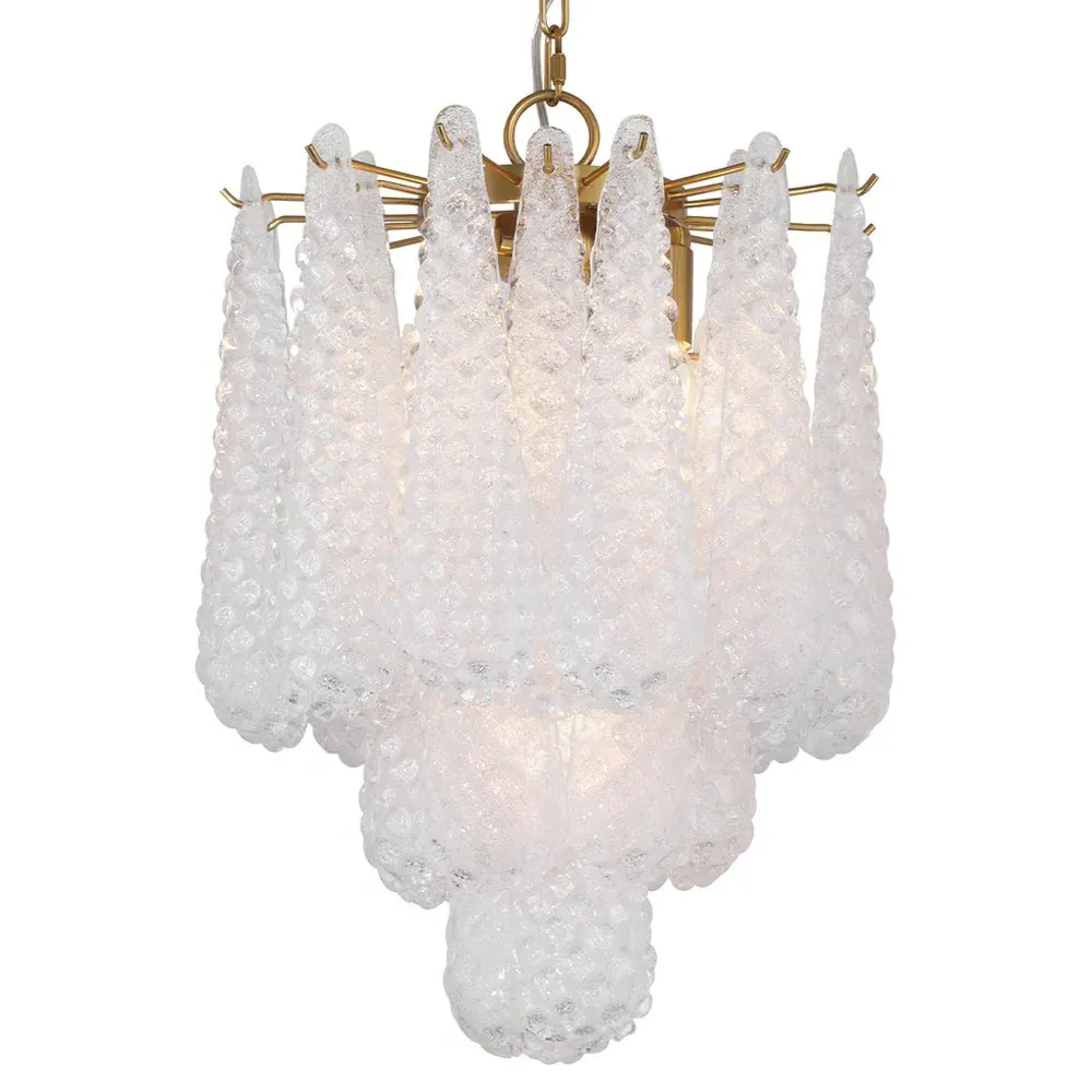 Lyra Pendant Light - Clear, Aged Brass