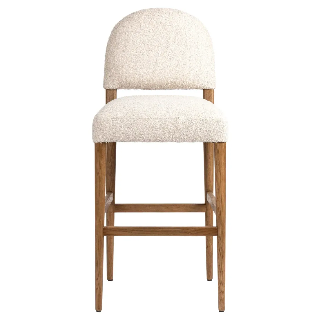 Lysander Bar Stool - Cream, Oak