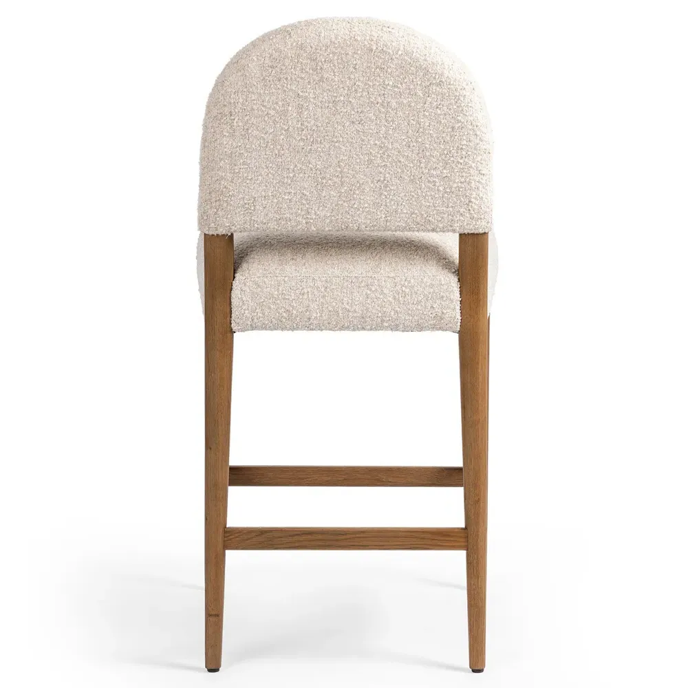 Lysander Counter Stool - Cream, Oak