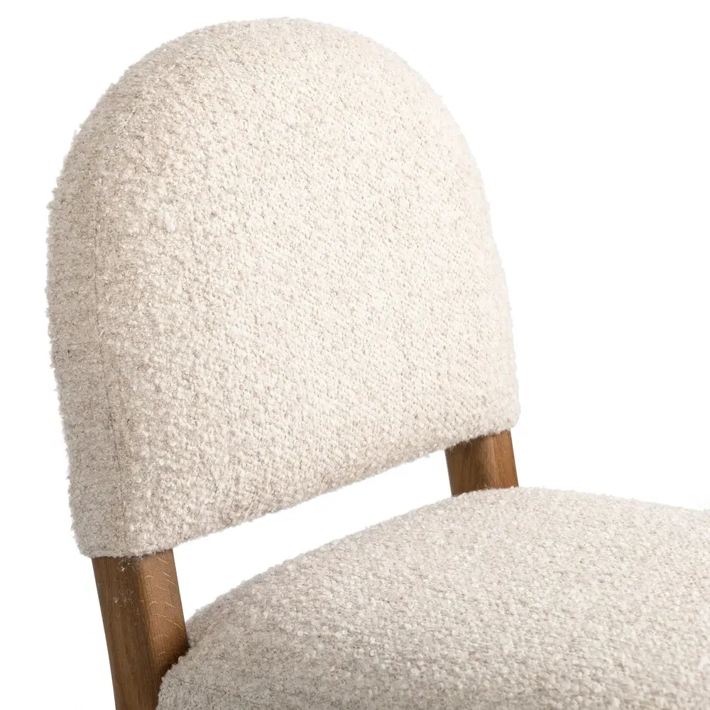 Lysander Counter Stool - Cream, Oak