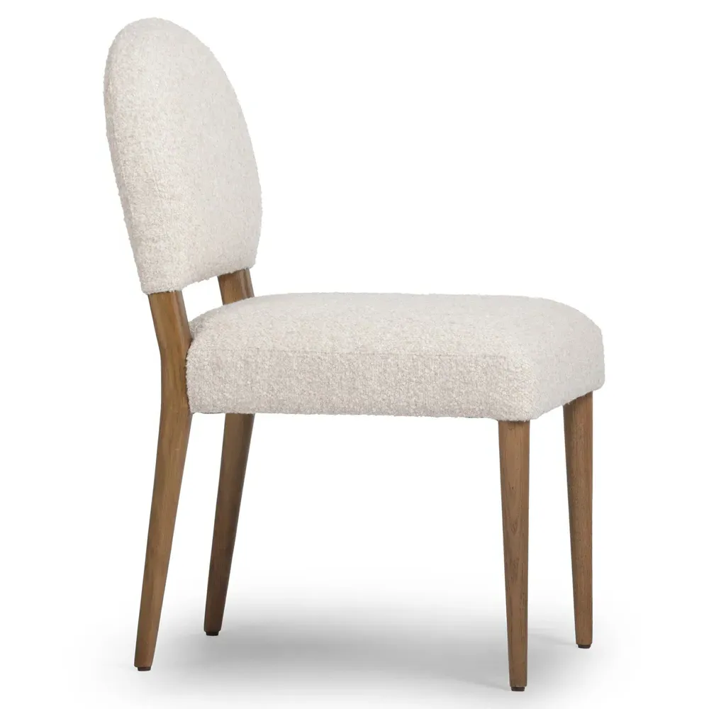 Lysander Dining Chair - Cream, Oak