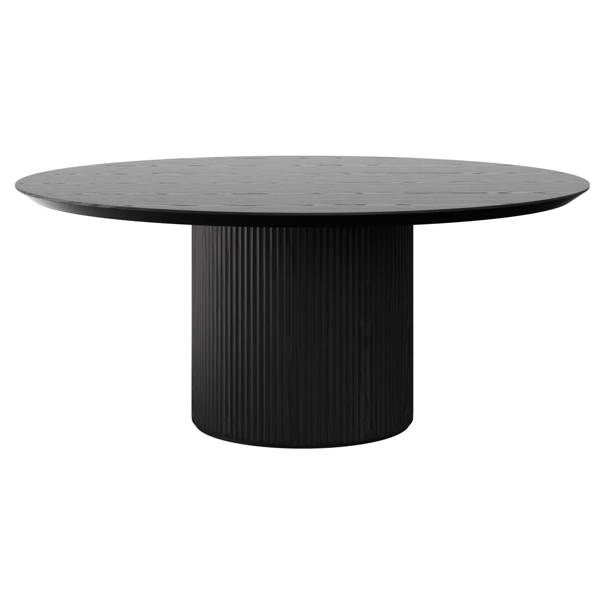 Mabel Round Dining Table - Black, Oak image
