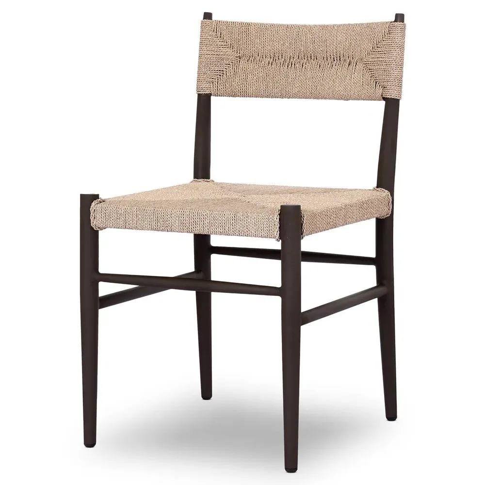 Mable Outdoor Dining Chair - Beige, Wicker