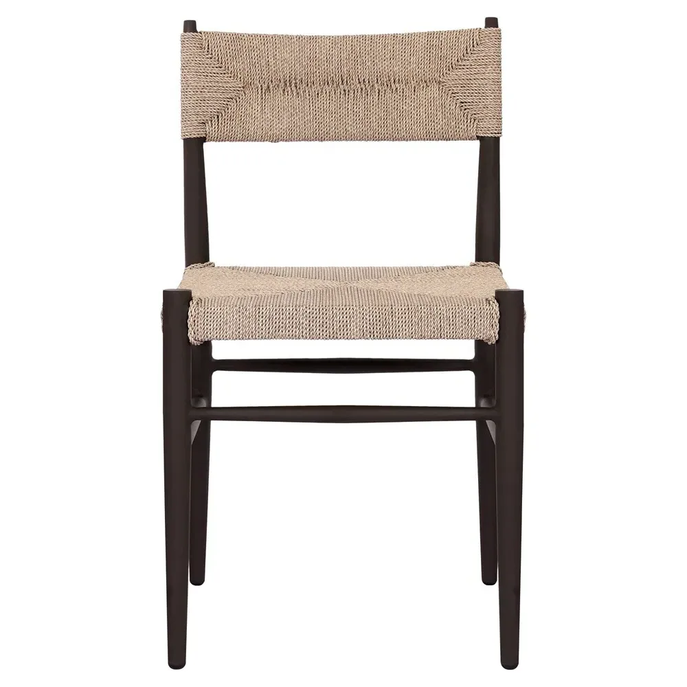 Mable Outdoor Dining Chair - Beige, Wicker