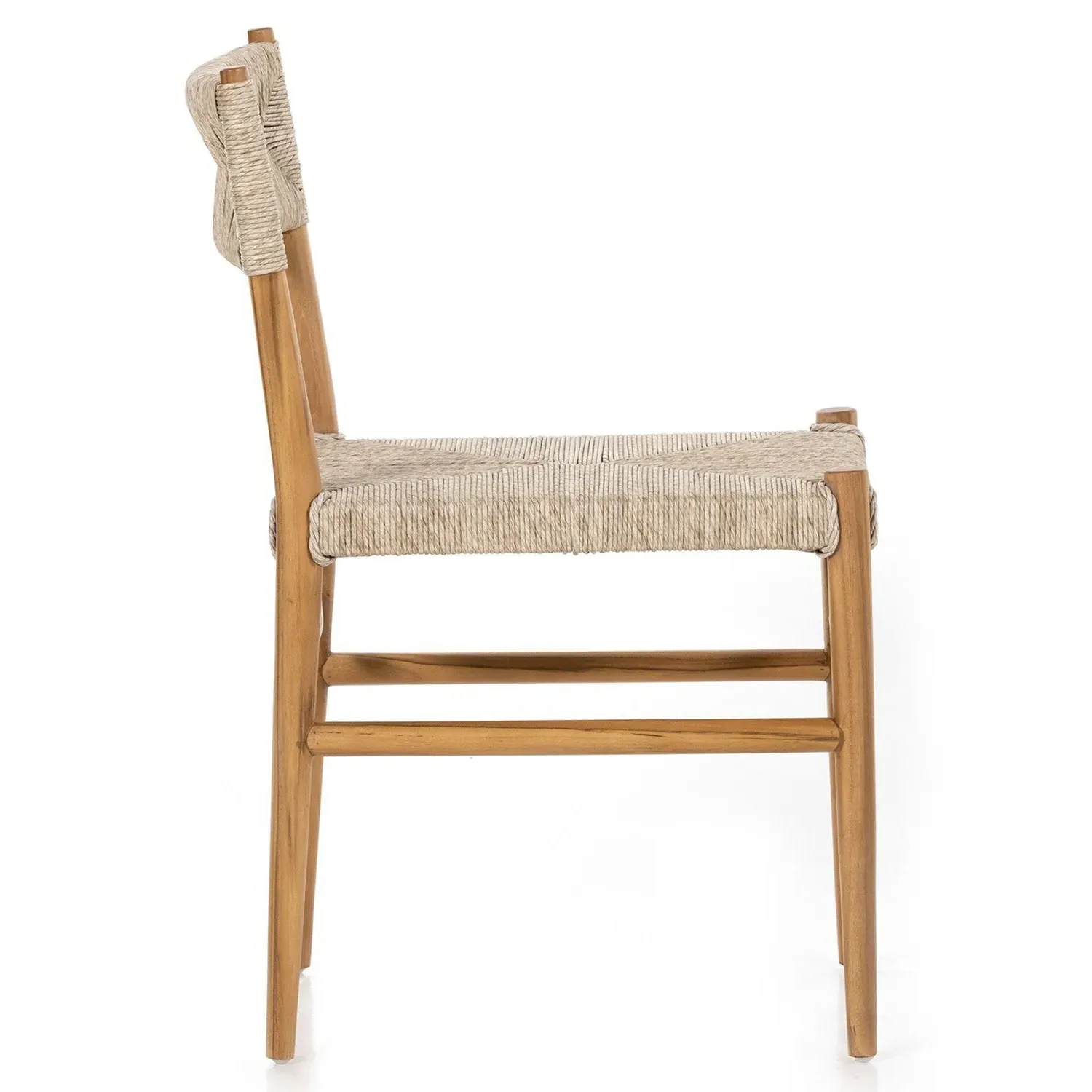 Mable Outdoor Dining Chair - Natural Brown, Wicker