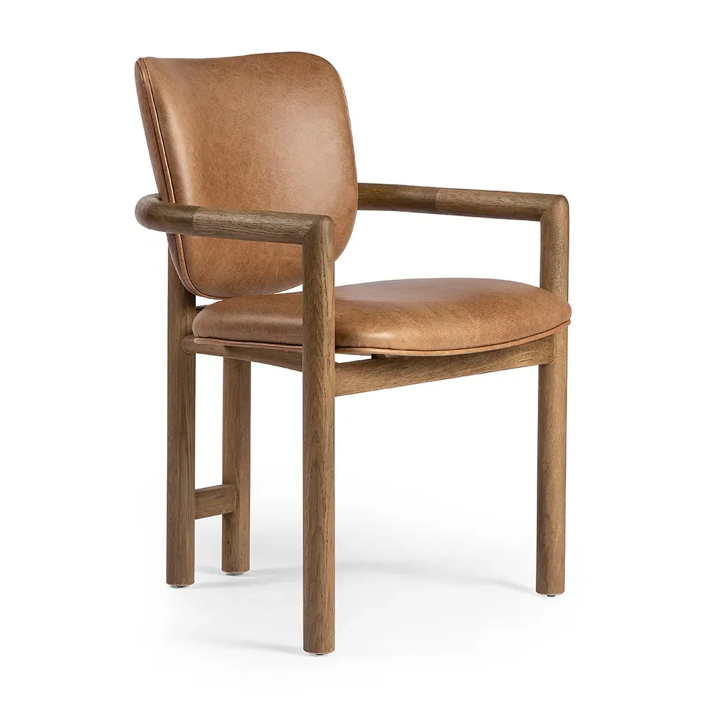 Macayle Dining Arm Chair - Brown, Oak