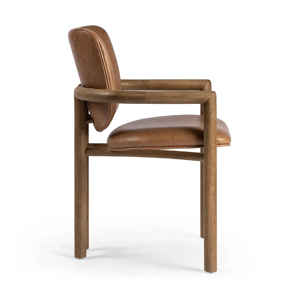 Macayle Dining Arm Chair - Brown, Oak