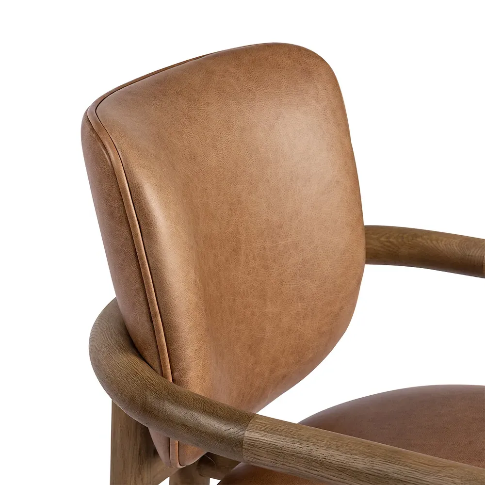 Macayle Dining Arm Chair - Brown, Oak