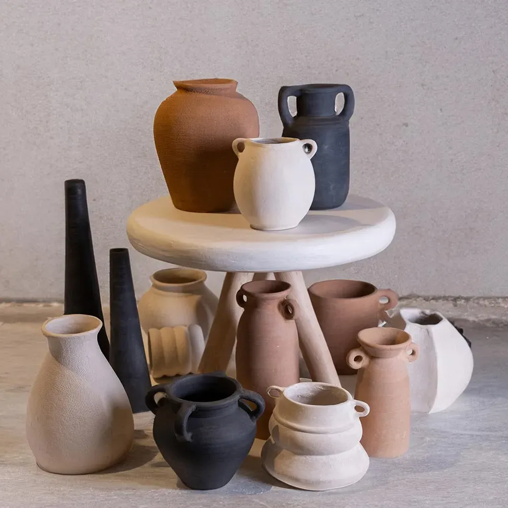 Machi Amphora Decorative Vase - Brown, Terracotta