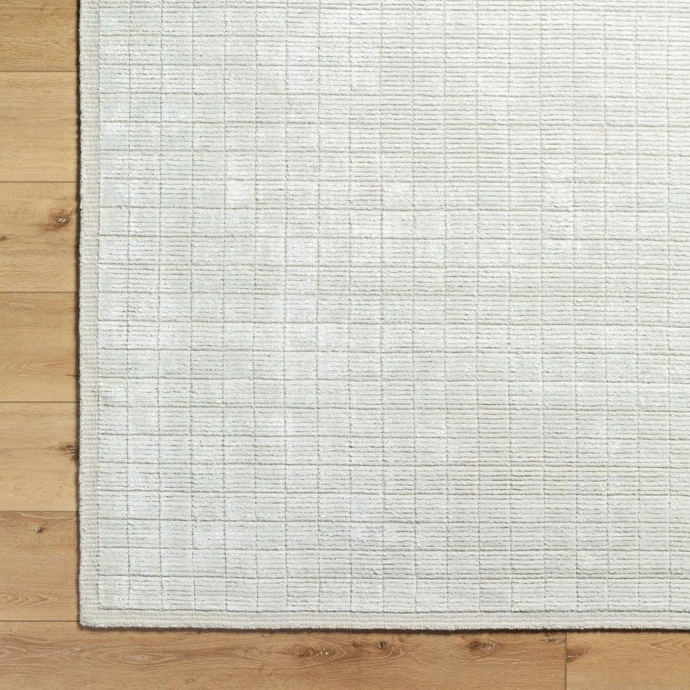 Machi Patterned Rug - Beige, Viscose Wool