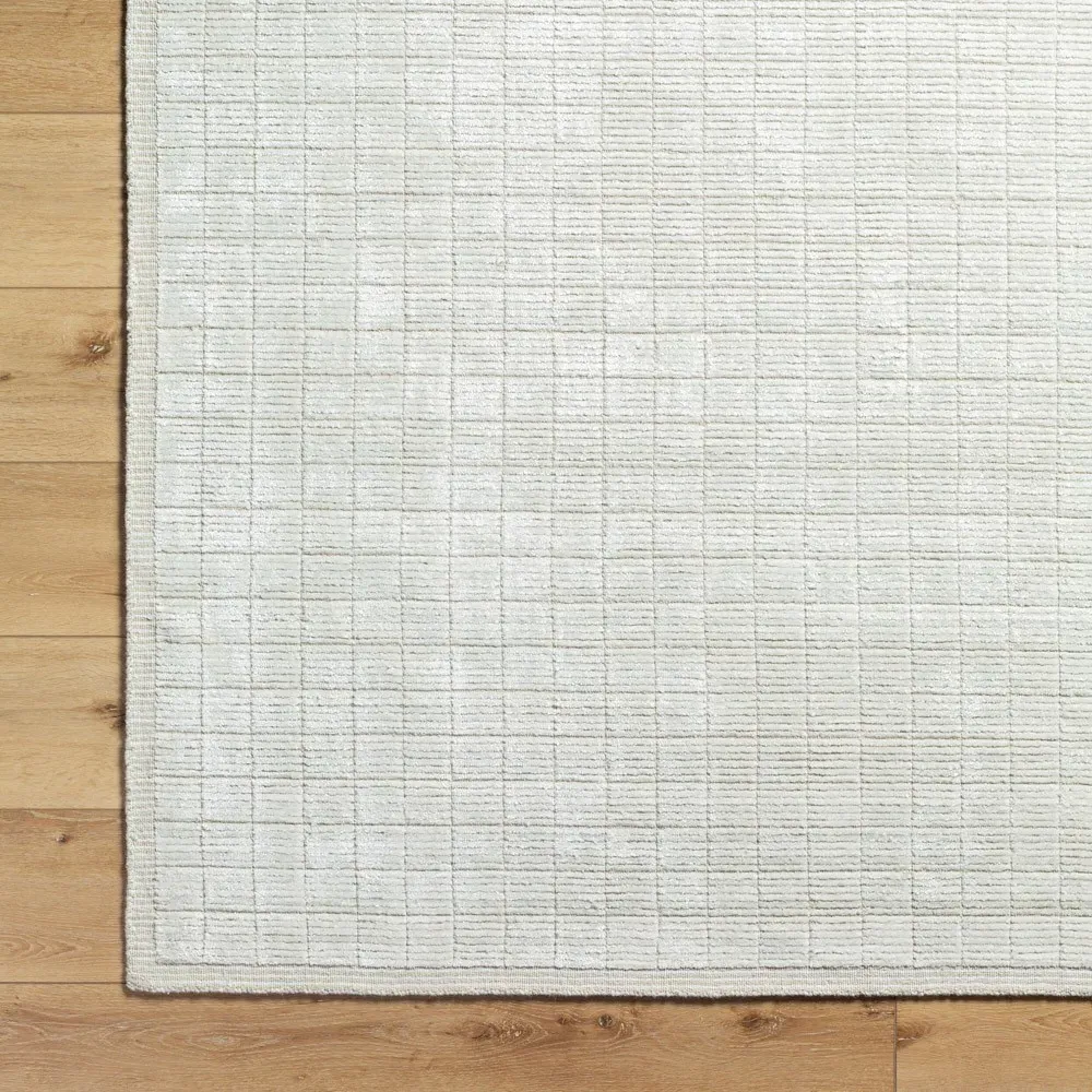 Machi Patterned Rug Sample - Beige, Viscose Wool