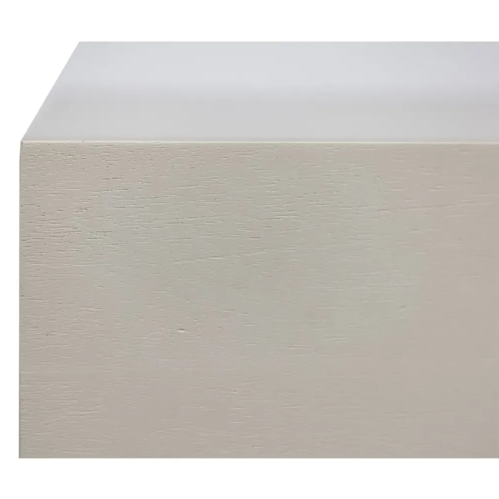 Macias 3 Drawer Dresser - Cream, Rubberwood