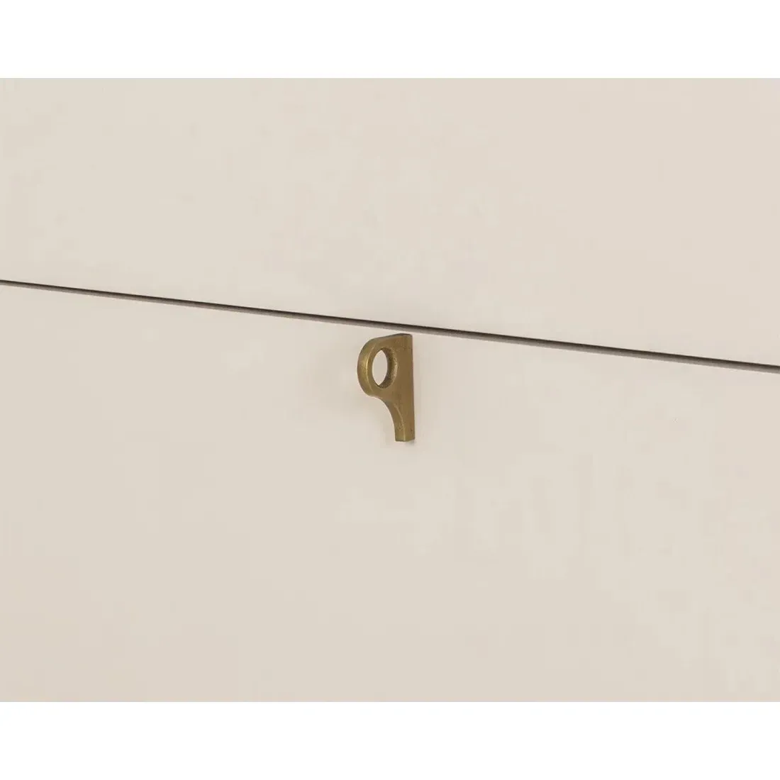 Macias Wide Nightstand - Cream, Acacia Wood