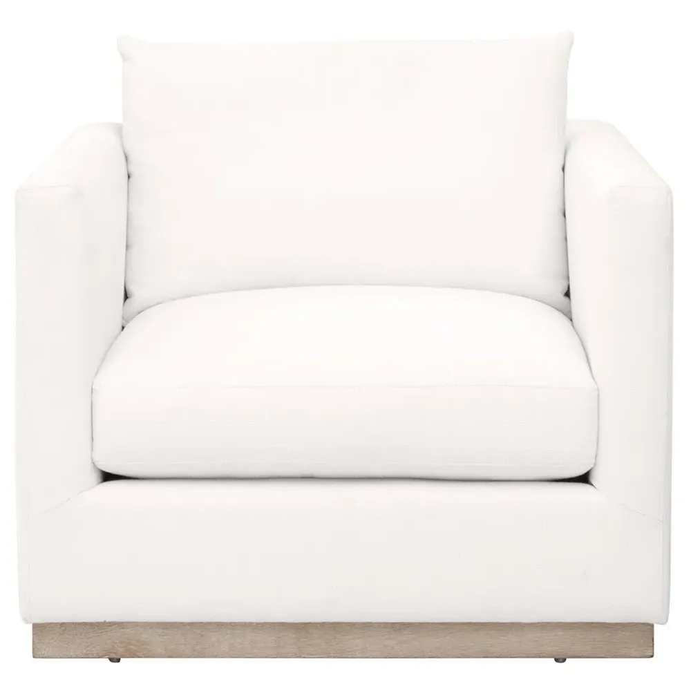 Mackenzie Arm Chair - White, Oak