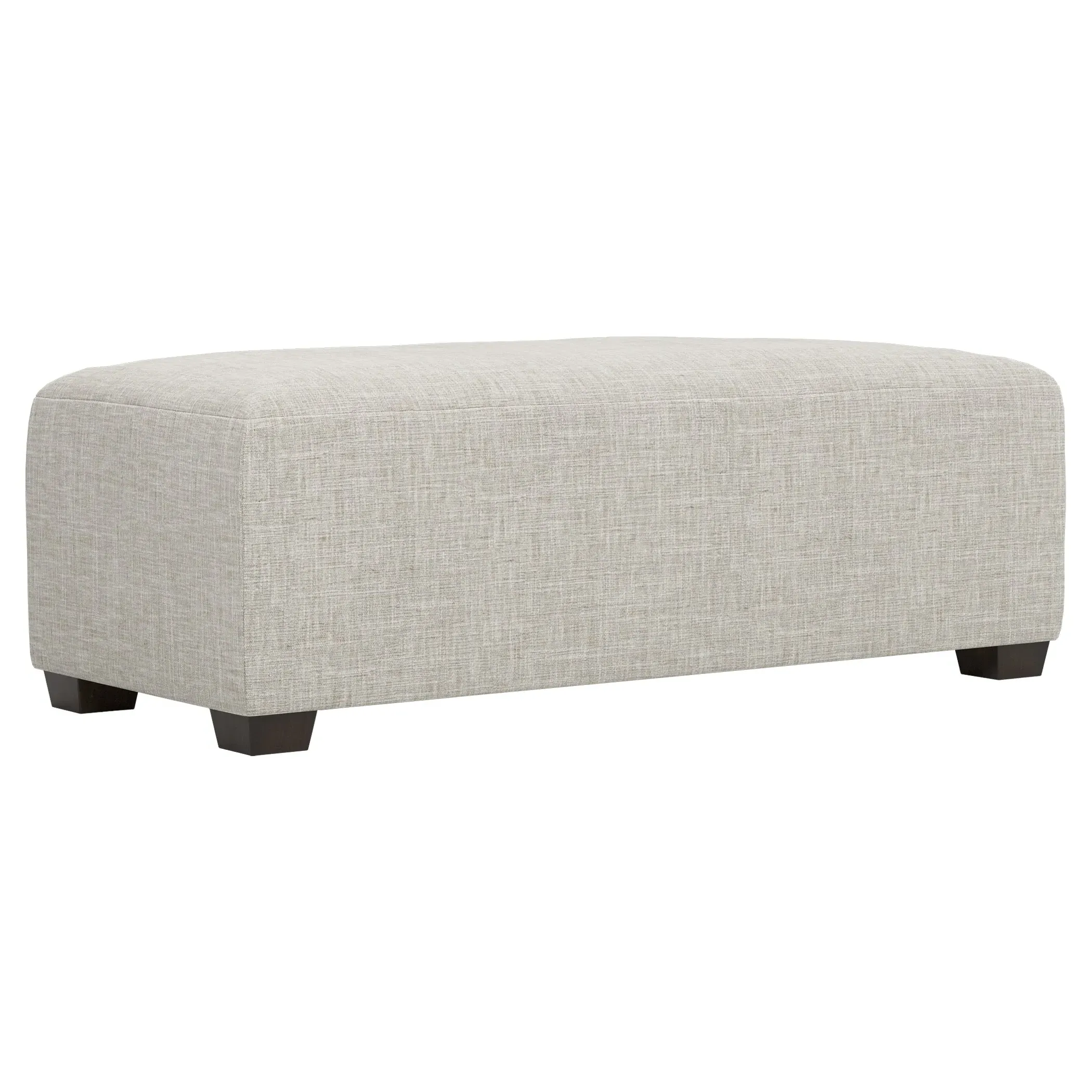 Macklin Rectangular Ottoman - Fog image