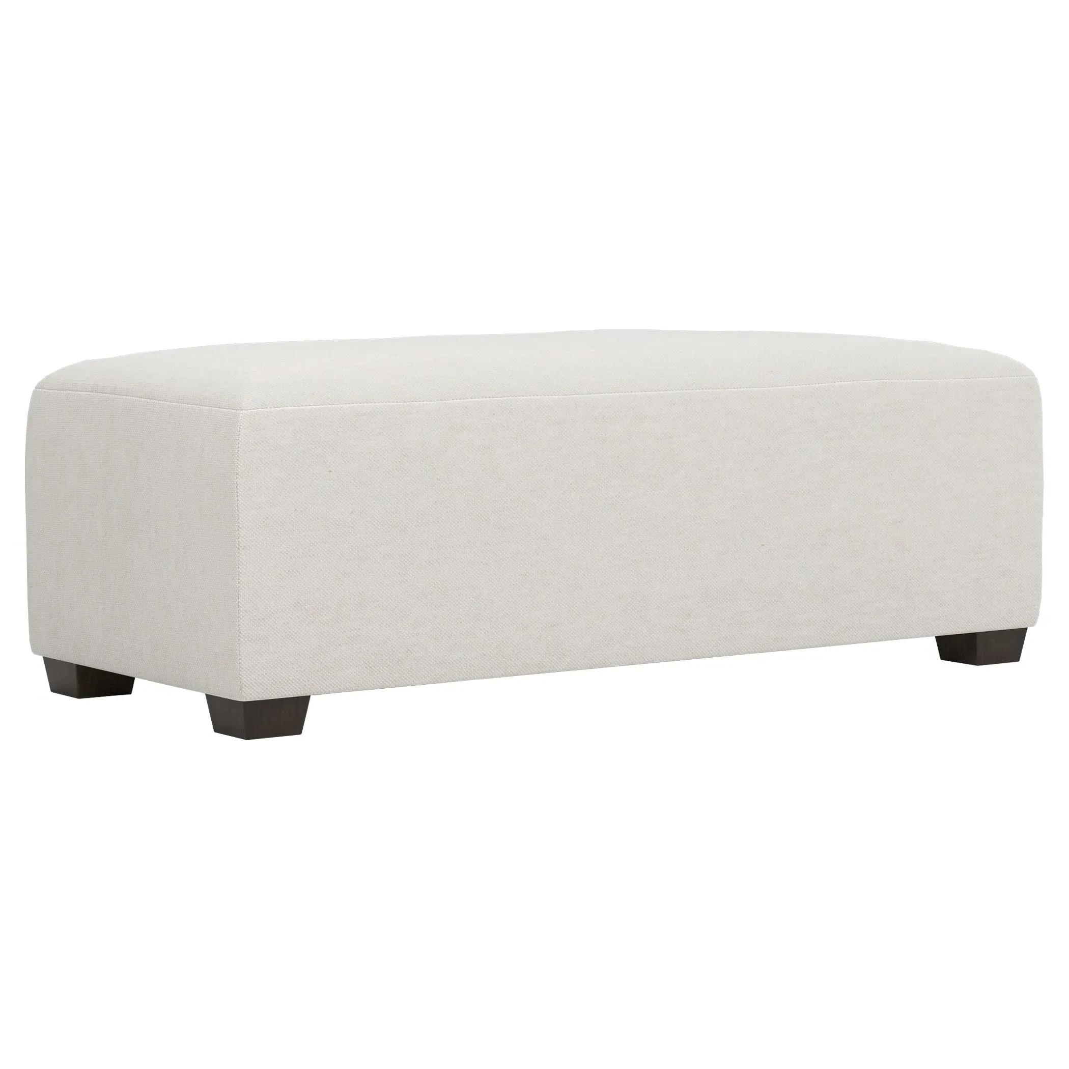 Macklin Rectangular Ottoman - Pearl