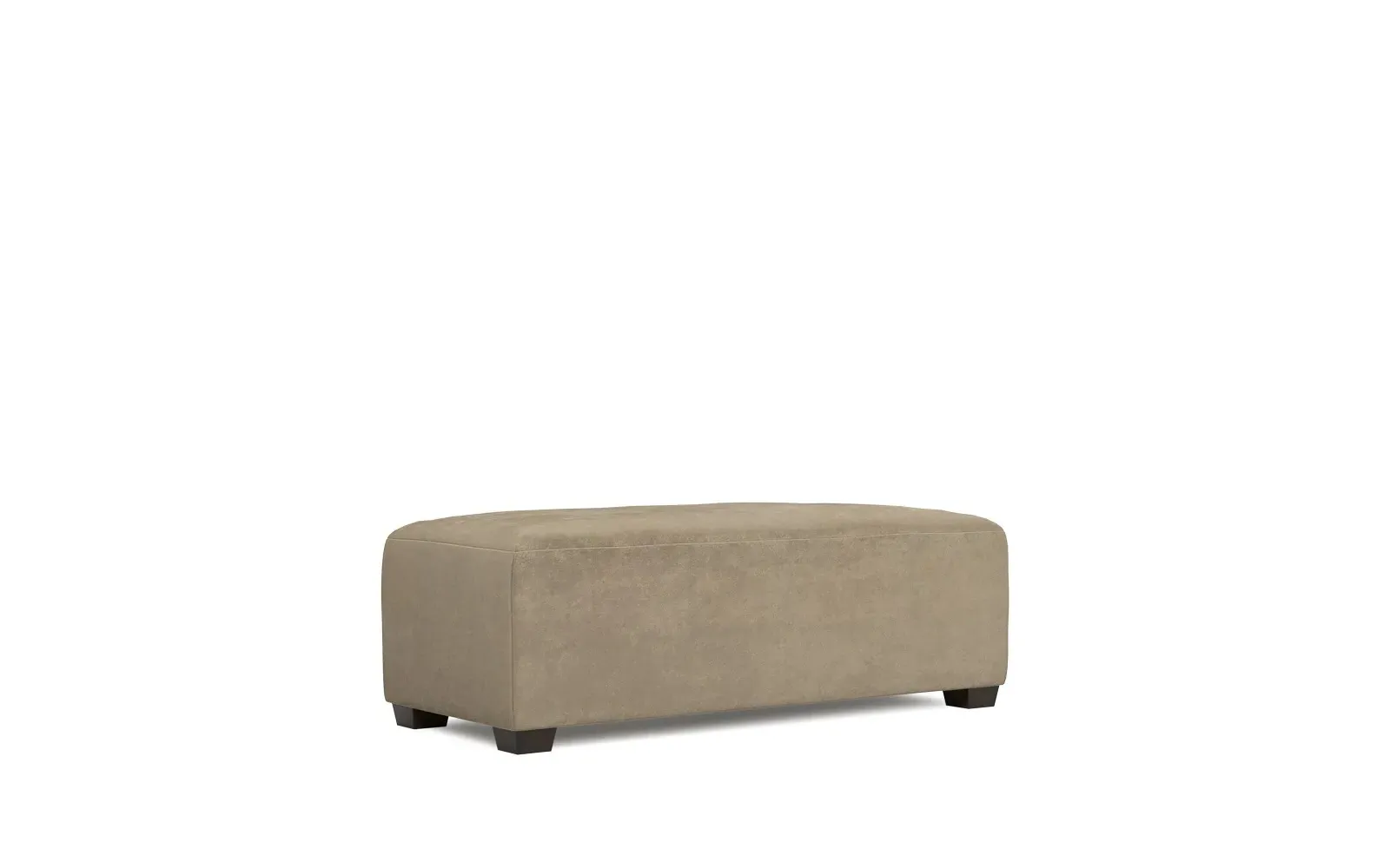 Macklin Rectangular Ottoman - Wheat