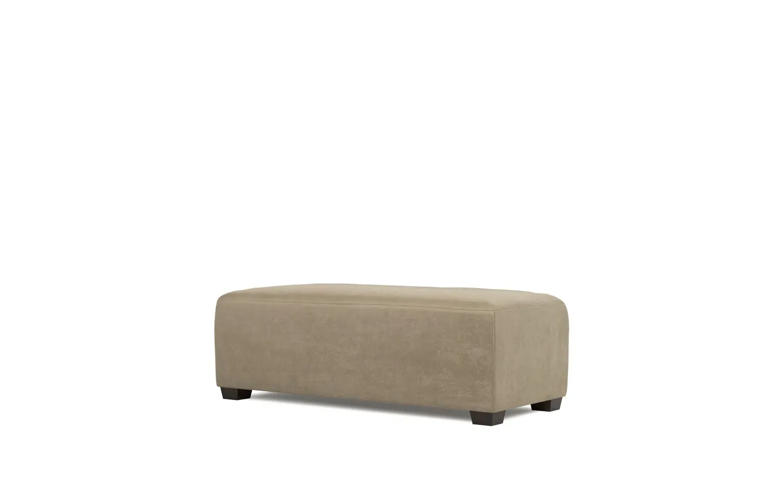Macklin Rectangular Ottoman - Wheat