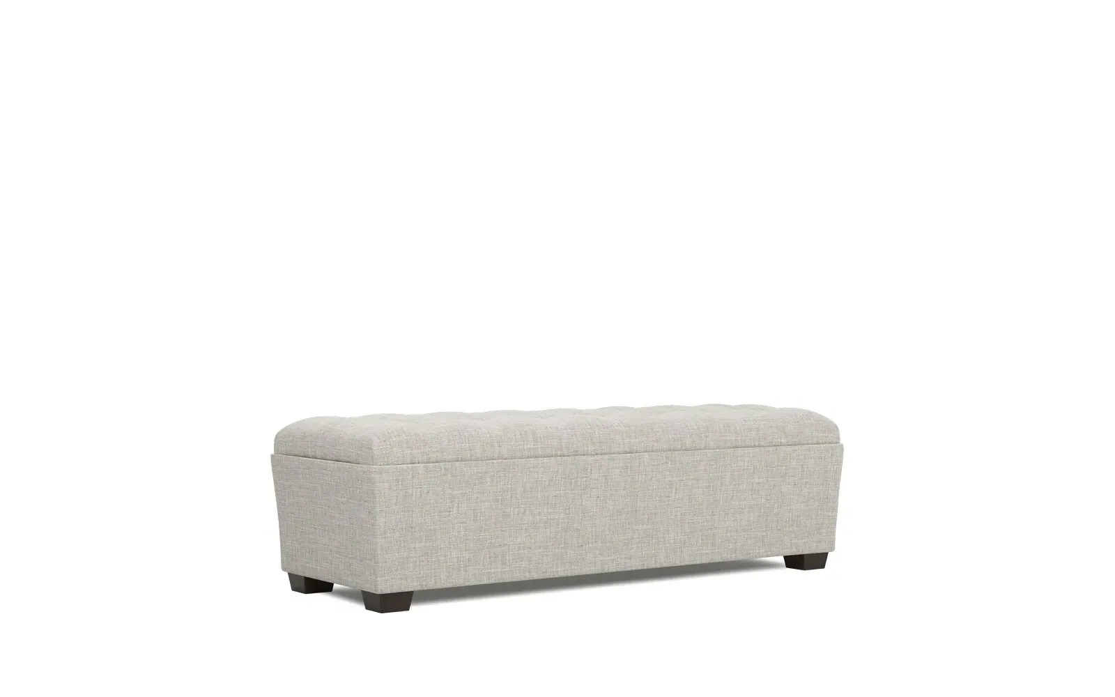Macklin Rectangular Tufted Ottoman - Fog