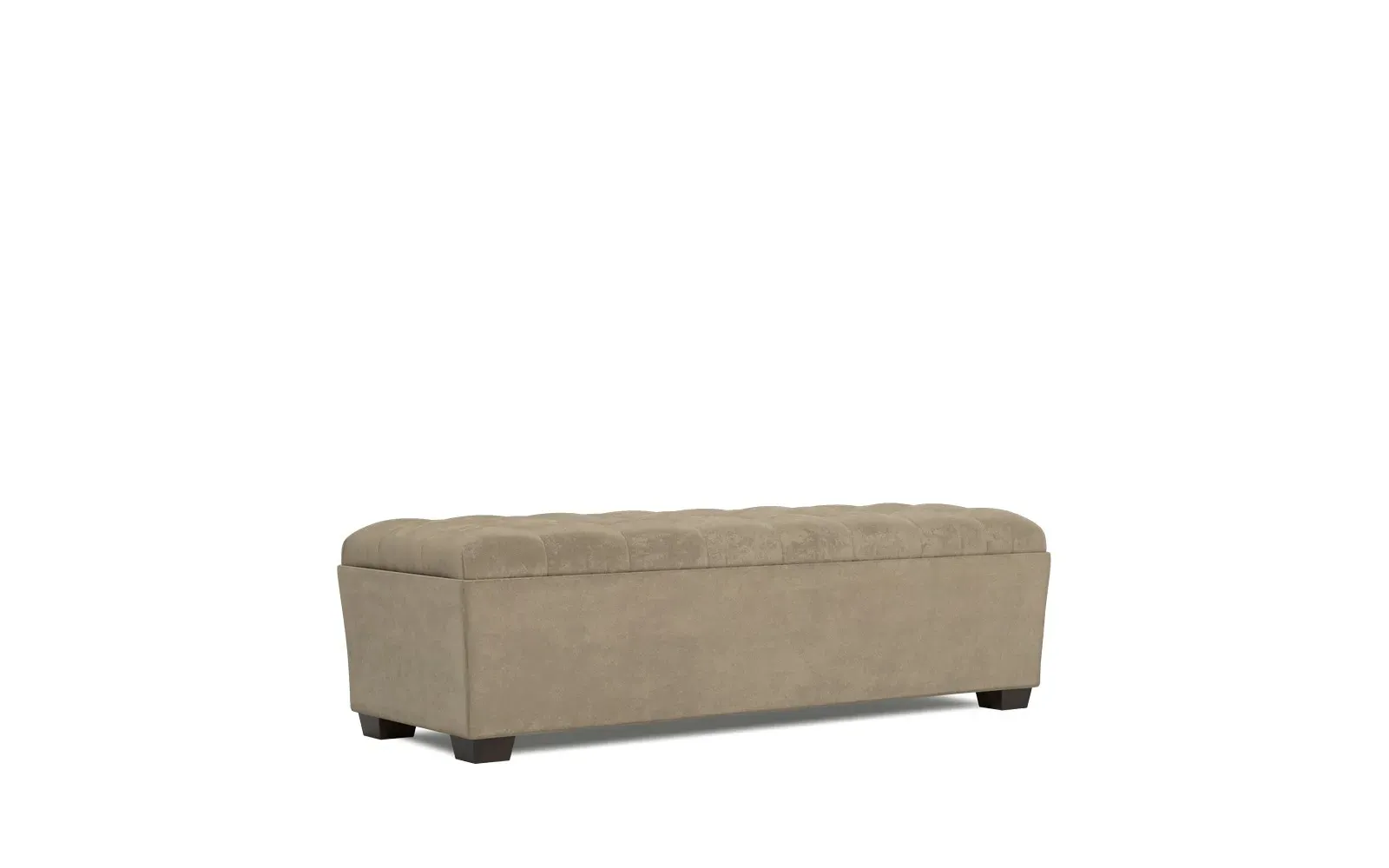 Macklin Rectangular Tufted Ottoman - Wheat
